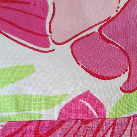 Vintage Lilly Pulitzer Parrot Port Of Caw Strapless Fit And Flare Back Tie 6 - Picture 10 of 10